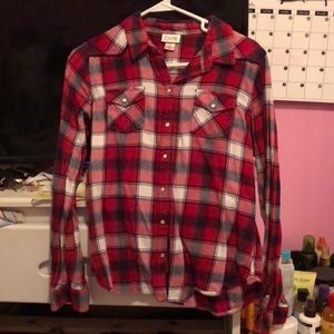 Plaid button up shirt